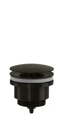 Avløp uten pop-up 40mm børstet sort