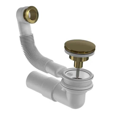 Avløp PUM pop-up LEA 40mm børstet messing