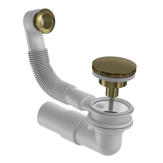 Avløp PUM pop-up LEA 40mm børstet messing 