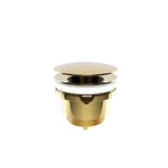 Avløp uten pop-up 40mm gull