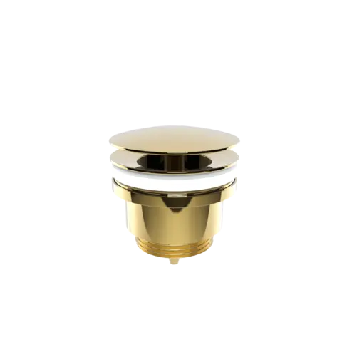 Avløp uten pop-up 40mm gull