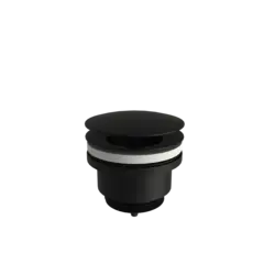 Avløp uten pop-up 40mm sort matt