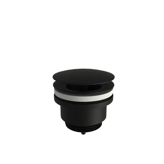 Avløp uten pop-up 40mm sort matt 