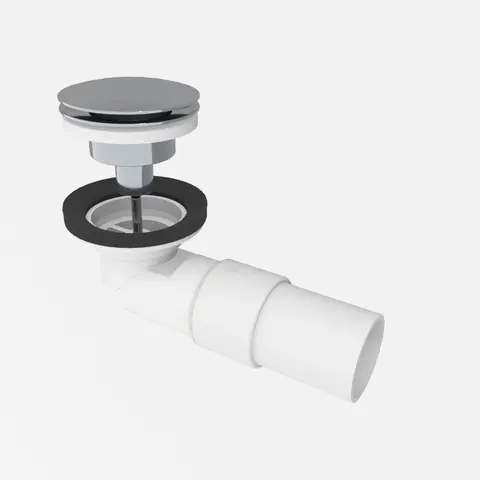 Avløp PUM pop-up servant m/overløp 40mm krom