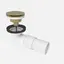 Avløp PUM pop-up servant m/overløp 40mm gull
