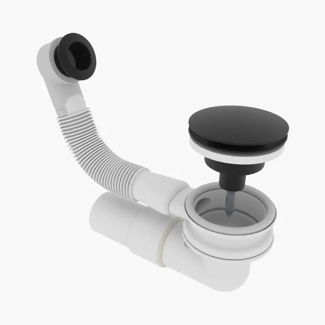 Avløp PUM pop-up LEA 40mm sort matt 