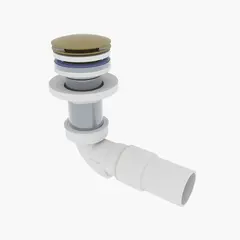 Avløp PUM pop-up benkeplate 40mm gull