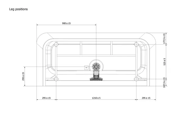 Badekar DYBE RETT 180 180x81x56cm hvit matt 