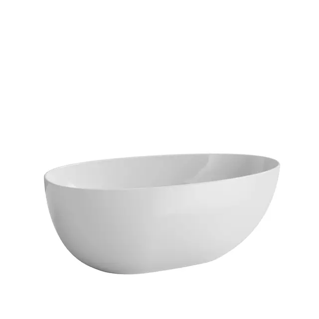 Badekar NØRHOLM 165 165x82x62cm hvit 