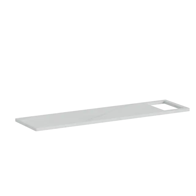 Badekarsbro solid surface 85cm marmor 