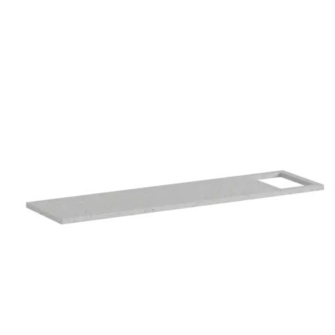 Badekarsbro solid surface 85cm Terrazzo