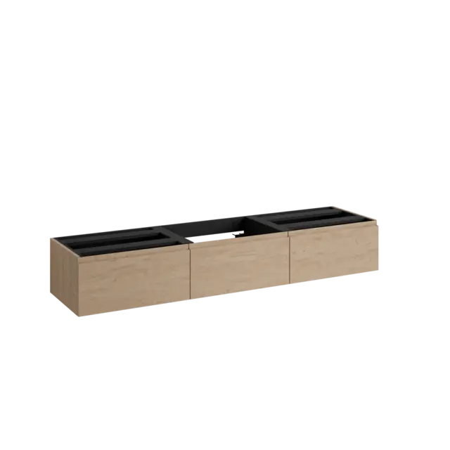 Servantskap fingergrep MIE DEMI 180 3x60 180x46x29cm skandinavisk eik servant x1 