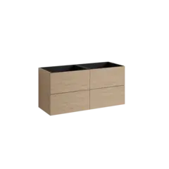 Servantskap slett hylle MIE 160 160x46x57cm skandinavisk eik