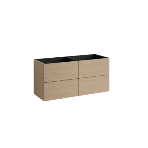 Servantskap slett hylle MIE 160 160x46x57cm skandinavisk eik