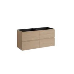 Servantskap fingergrep hylle MIE 160 160x46x57cm skandinavisk eik