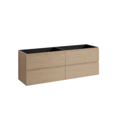 Servantskap fingergrep hylle MIE 180 180x46x57cm skandinavisk eik