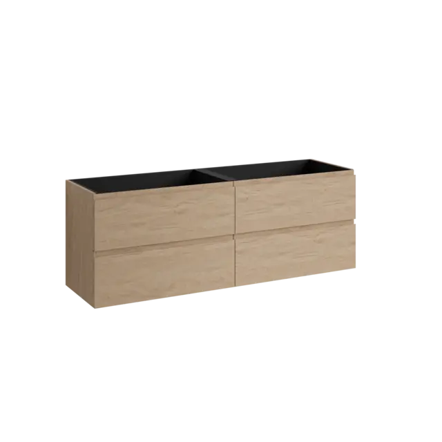 Servantskap fingergrep hylle MIE 180 180x46x57cm skandinavisk eik 