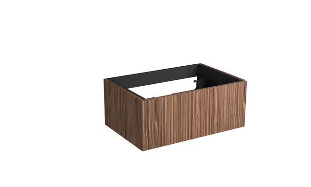 Servantskap bølge MIE DEMI 180 3x60 180x46x29cm valnøtt finer servant x1 
