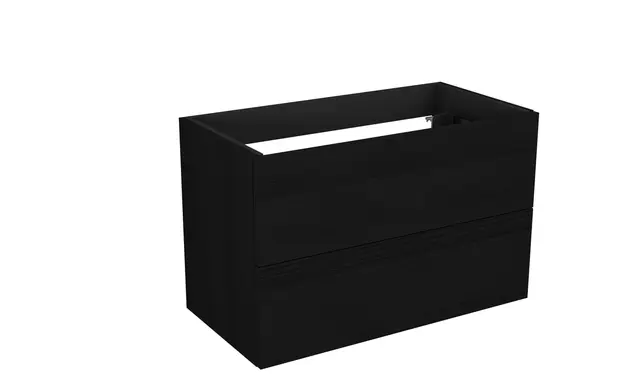 Servantskap slett MIE 90 90x46x57cm sort eik 