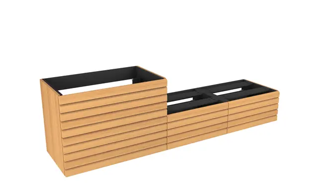 Servantskap stav MIE SMART 200 200x46x57cm eik finer servant x1 