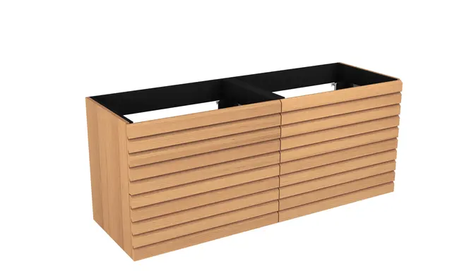 Servantskap stav MIE 120dbl 120x46x57cm eik finer 