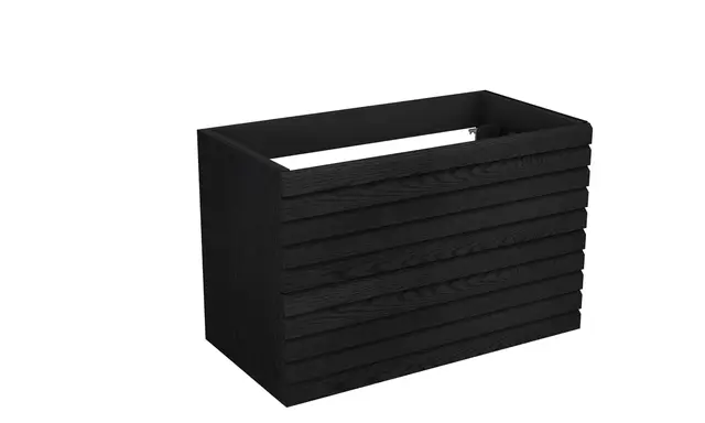 Servantskap stav MIE 120 120x46x57cm sort eik finer 