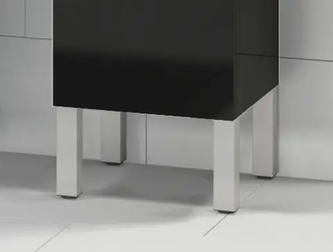 Ben justerbar for servantskap høyde 18cm alu