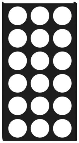 MIE skuffeinnredning sminkeholder 120mm Sort matt