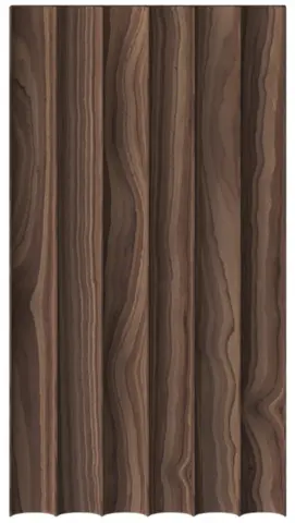 MIE skuffeinnredning penselbrett 120mm Valnøtt