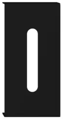 MIE skuffeinnredning papirholder 120mm Sort matt