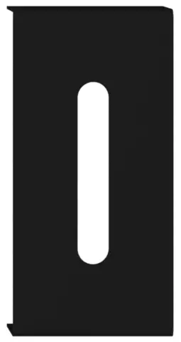 MIE skuffeinnredning papirholder 120mm Sort matt