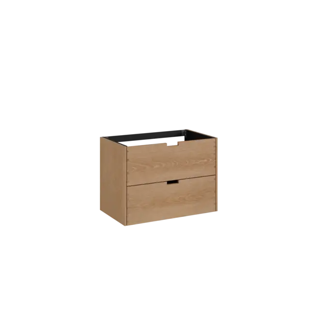 Servantskap kontur IBEN 80 80x46x57cm hvit eik finer 