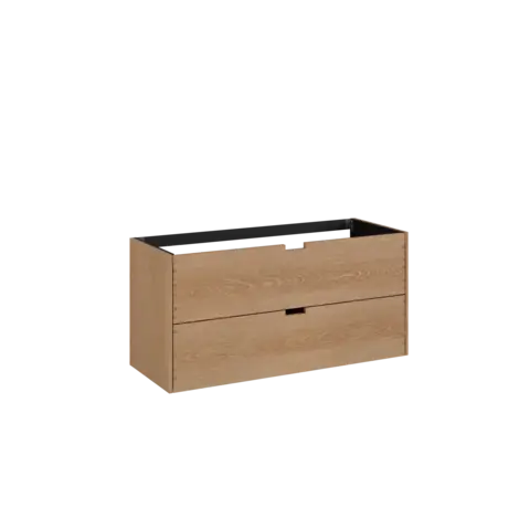 Servantskap kontur IBEN 120 dbl 120x46x57cm hvit eik finer