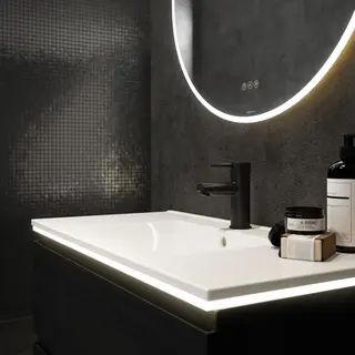 LED lyslist under servant 80 80x46cm justerbar lysfarge