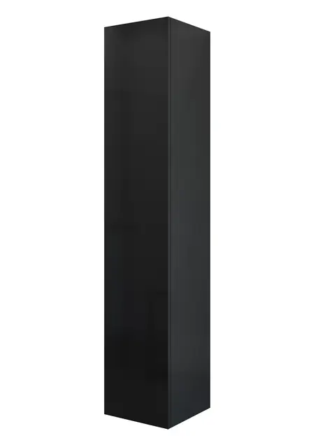 Høyskap slett MIE 176 176x35x35cm sort eik 