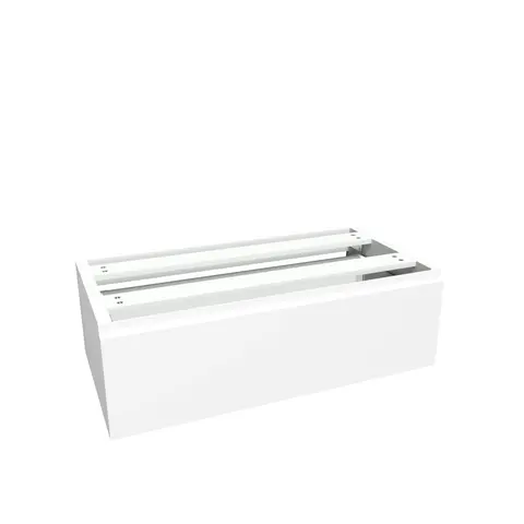 Sideskap fingergrep MIE DEMI 90 90x46x29cm hvit lakk