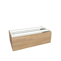 Sideskap fingergrep MIE DEMI 90 90x46x29cm lys eik pvc