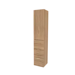 Høyskap finer MIE 176 3S 176x35x35cm valnøtt finer