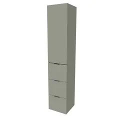 Høyskap trend MIE 176 3S 176x35x35cm oliven lakk
