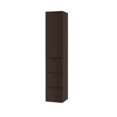 Høyskap rille MIE 176 3S 176x35x35cm mørk eik finer