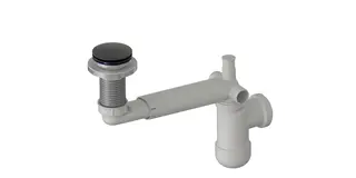 Avløp PRELOC pop-up benkeplate 40mm og 32mm sort matt