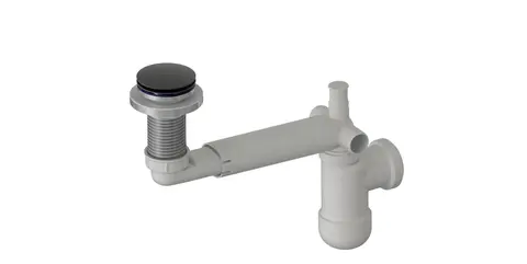 Avløp PRELOC pop-up benkeplate 40mm og 32mm sort matt