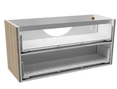 Støtte alu benkeplate 80 80cm servantskap skrog