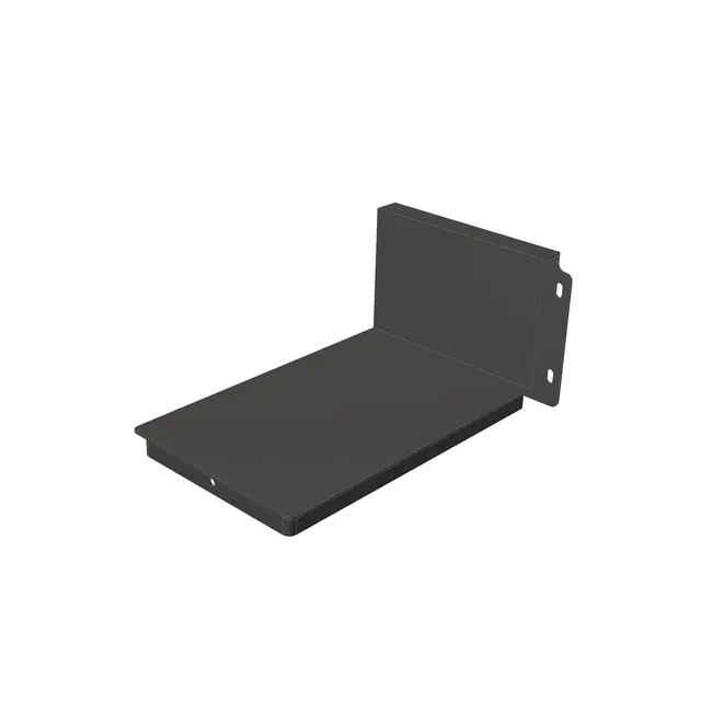 Utsparingsdeksel servantskap MIE sort matt (dekker vannlås åpning) 