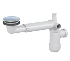 Avløp PRELOC pop-up servant m/overløp 40mm og 32mm krom