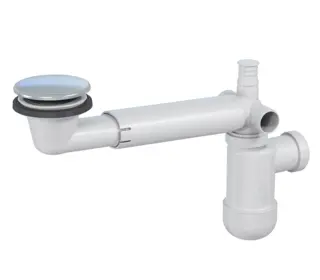 Avløp PRELOC pop-up servant m/overløp 40mm og 32mm krom