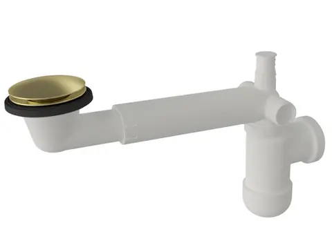 Avløp PRELOC pop-up servant m/overløp 40mm og 32mm gull