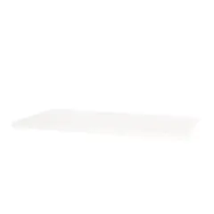 Benkeplate MDF 60 slim 60x39cm hvit matt pvc
