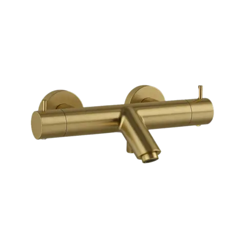 Badekarbatteri vegg TENGE II Børstet messing