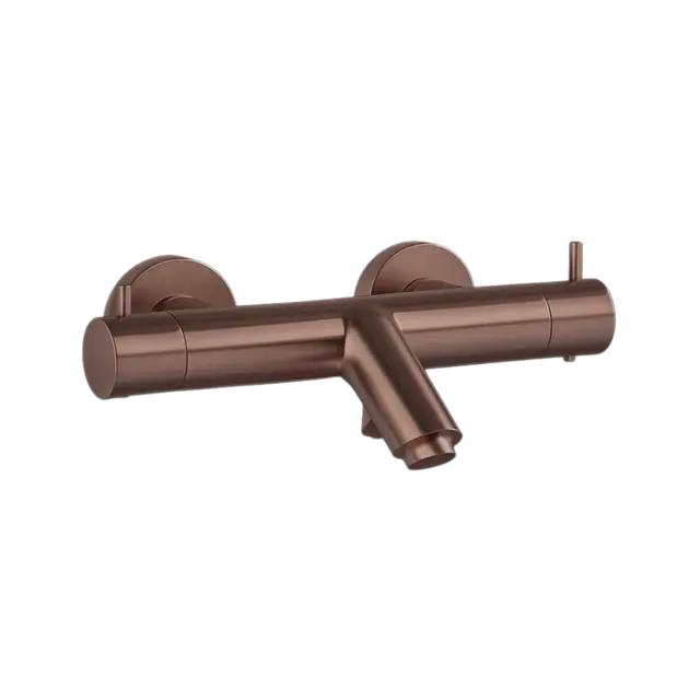 Badekarbatteri vegg TENGE II Børstet roségull 